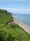 Branscombe beach after the clear up