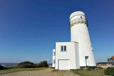 Hunstanton lighthouse Norfolk coast