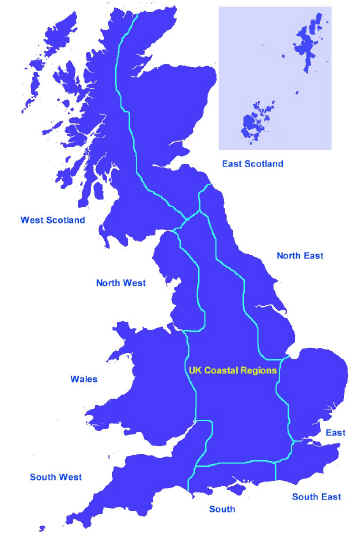 UK Coast Regions