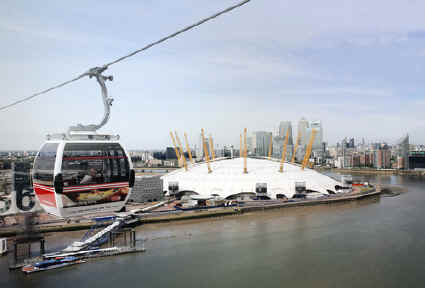 Cable car to Greenwich